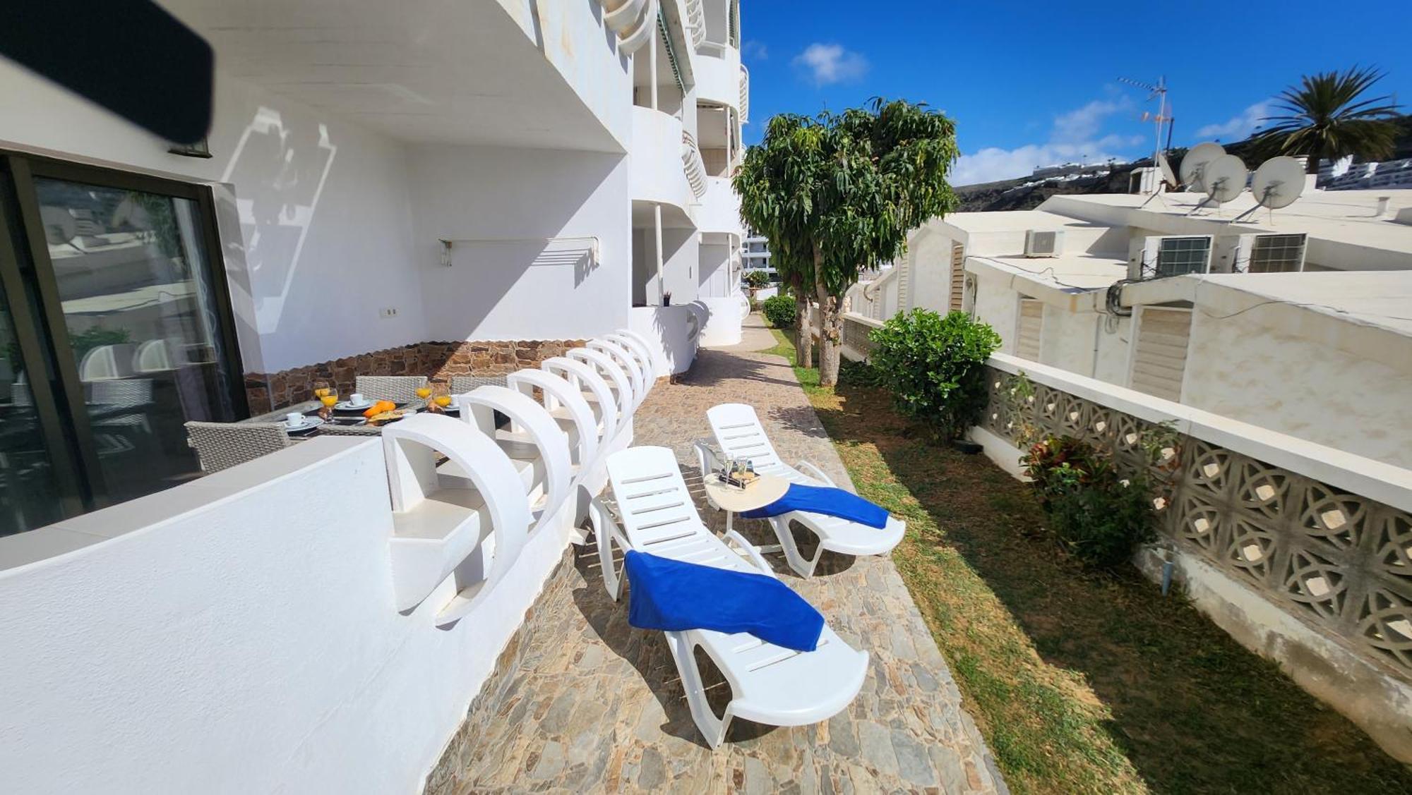 Modern Ground Floor Apartment , A Few Steps From The Beach Mogán Buitenkant foto