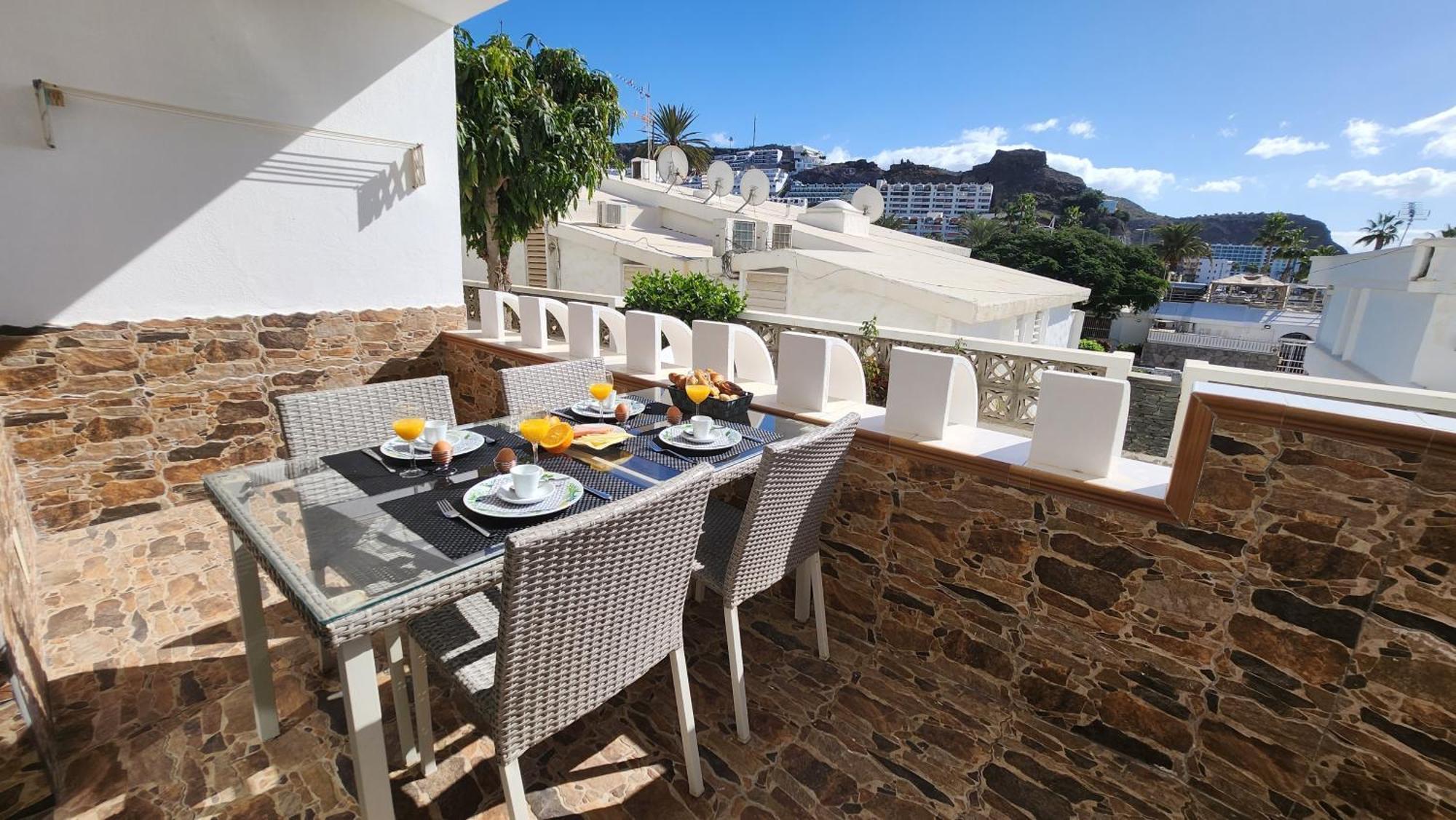 Modern Ground Floor Apartment , A Few Steps From The Beach Mogán Buitenkant foto