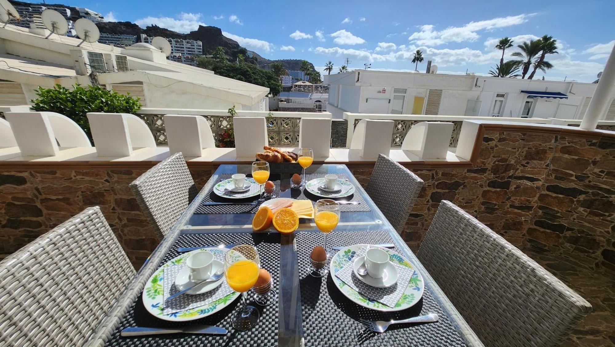 Modern Ground Floor Apartment , A Few Steps From The Beach Mogán Buitenkant foto